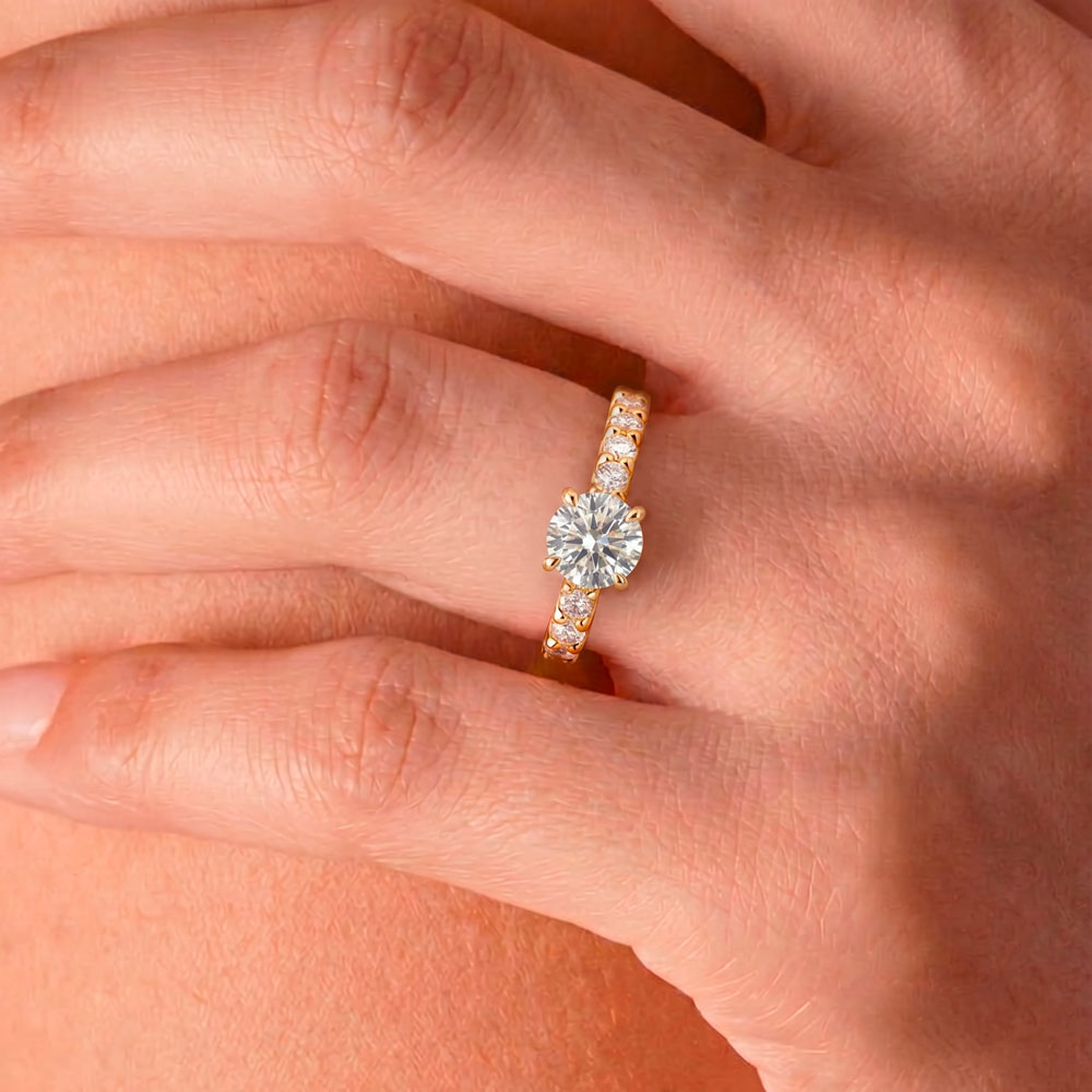 Bague de fiançailles diamants New Arceaux