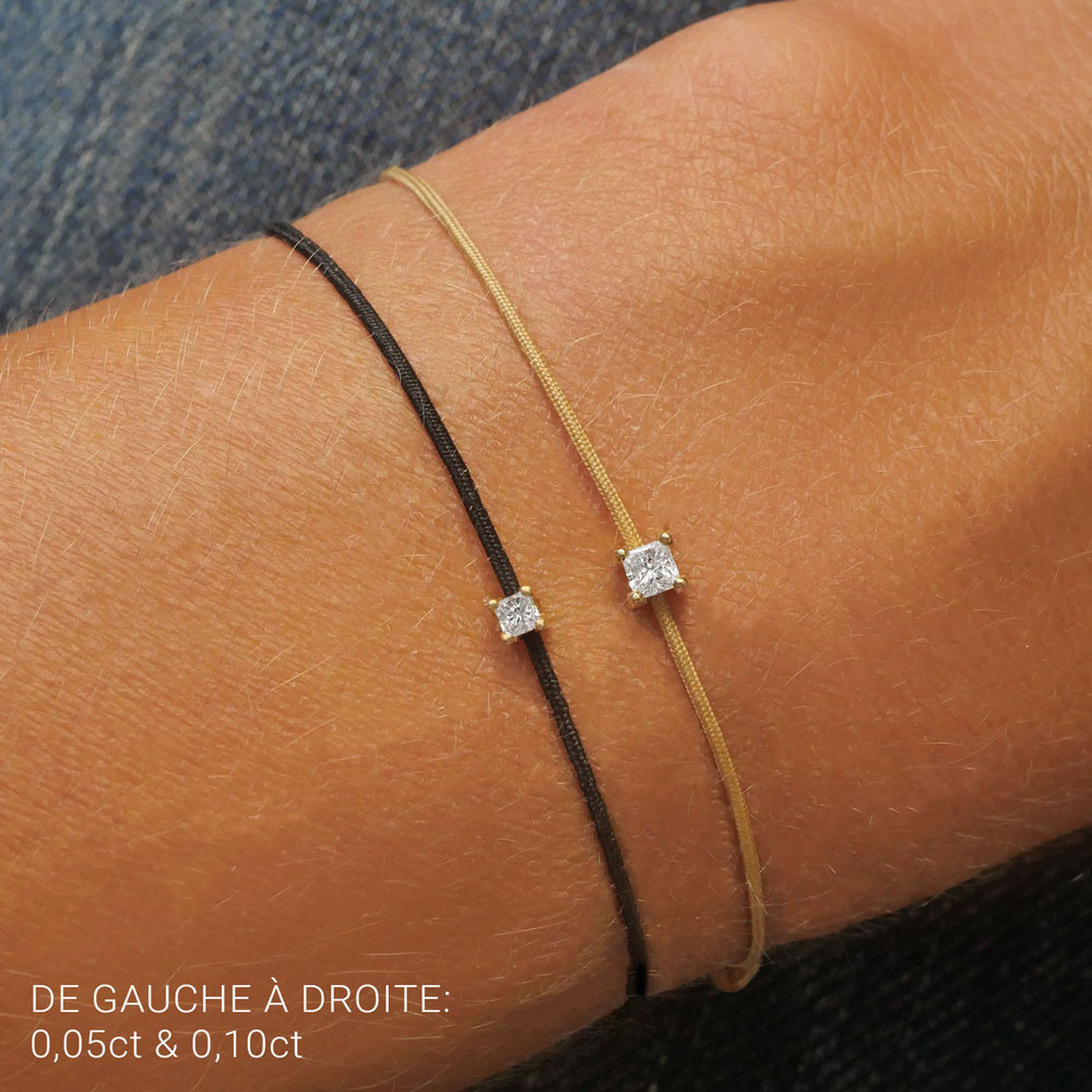 Bracelet diamant pour femme  So Absolu chaine or rose  bijou Redline   Redline