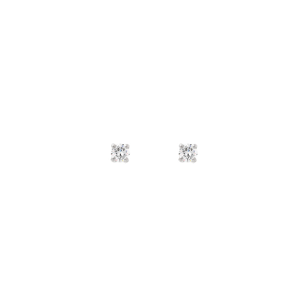 Boucles d'Oreilles diamants Illusions 0,10 carat | Or 18k