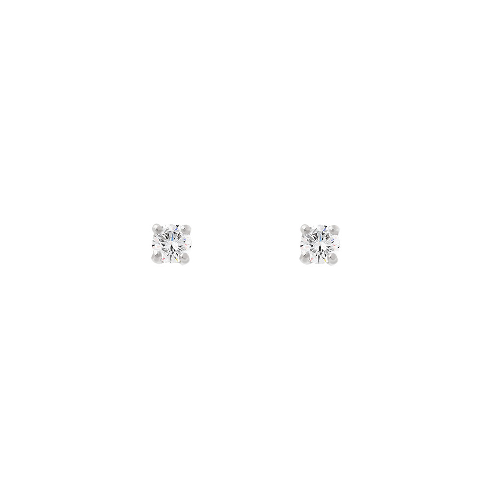 Boucles d'Oreilles diamants Illusions 0,20 carat | Or 18k
