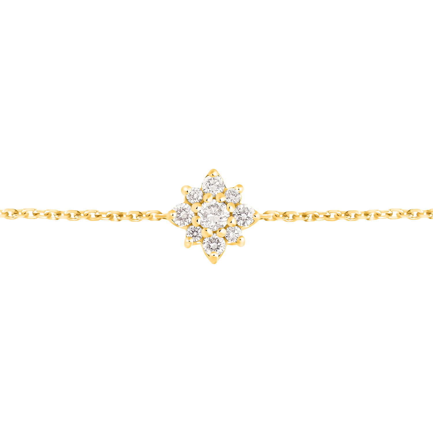 bracelet diamant femme rose or jaune