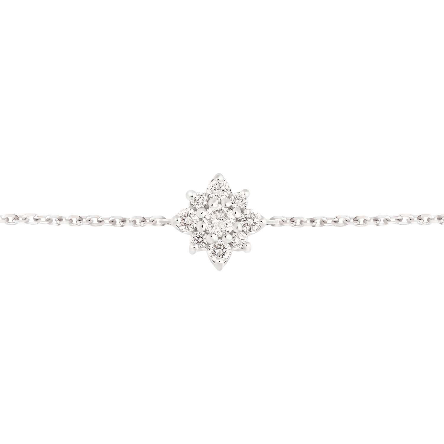bracelet diamant femme rose or blanc