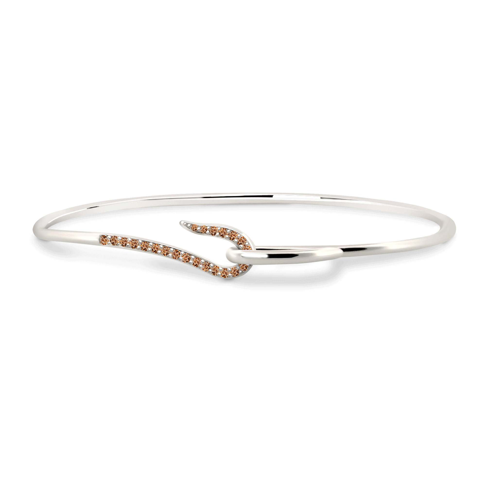 Bracelet homme en diamants cognacs SALT