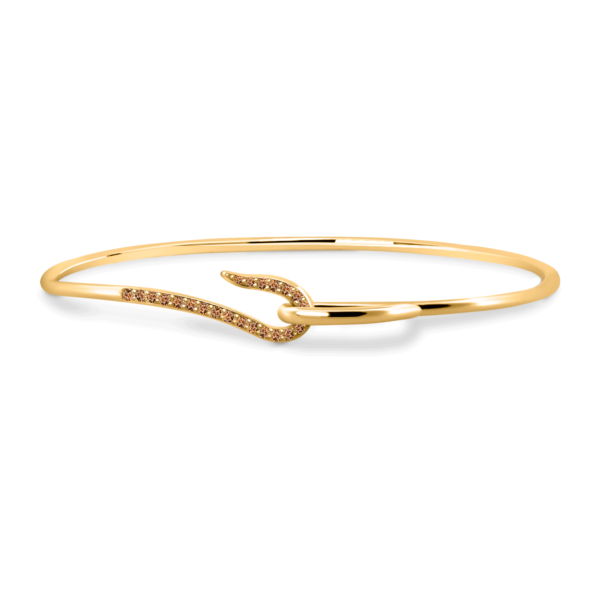 Bracelet homme en diamants cognacs SALT