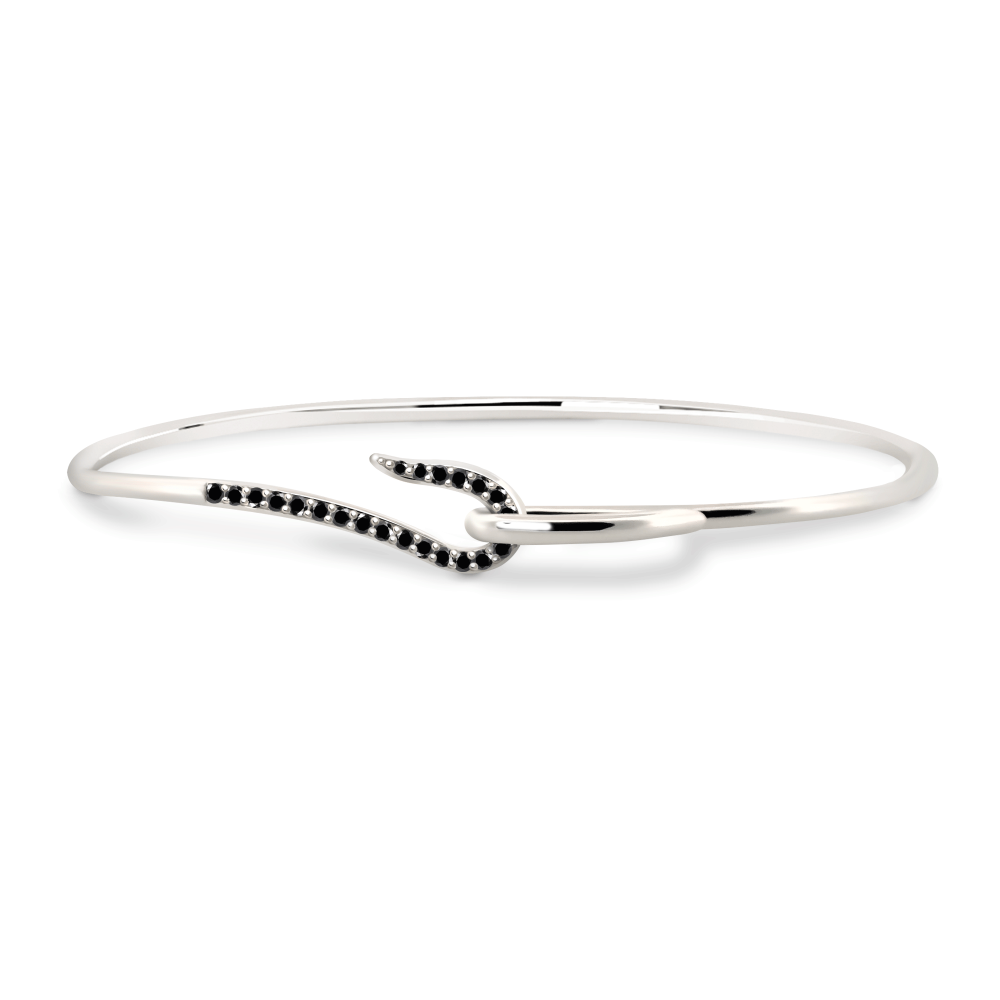 Bracelet homme en diamants noirs SALT
