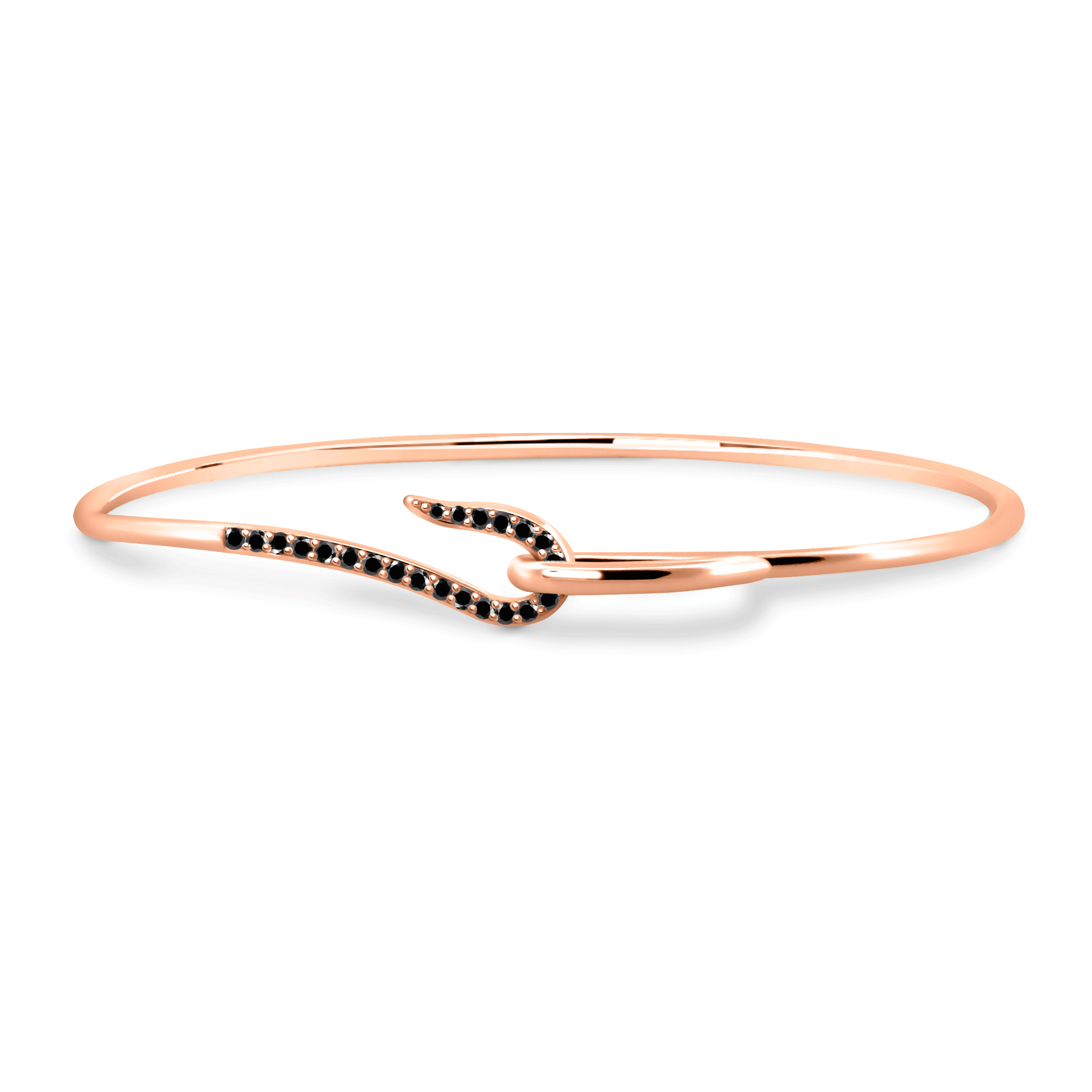 Bracelet homme en diamants noirs SALT