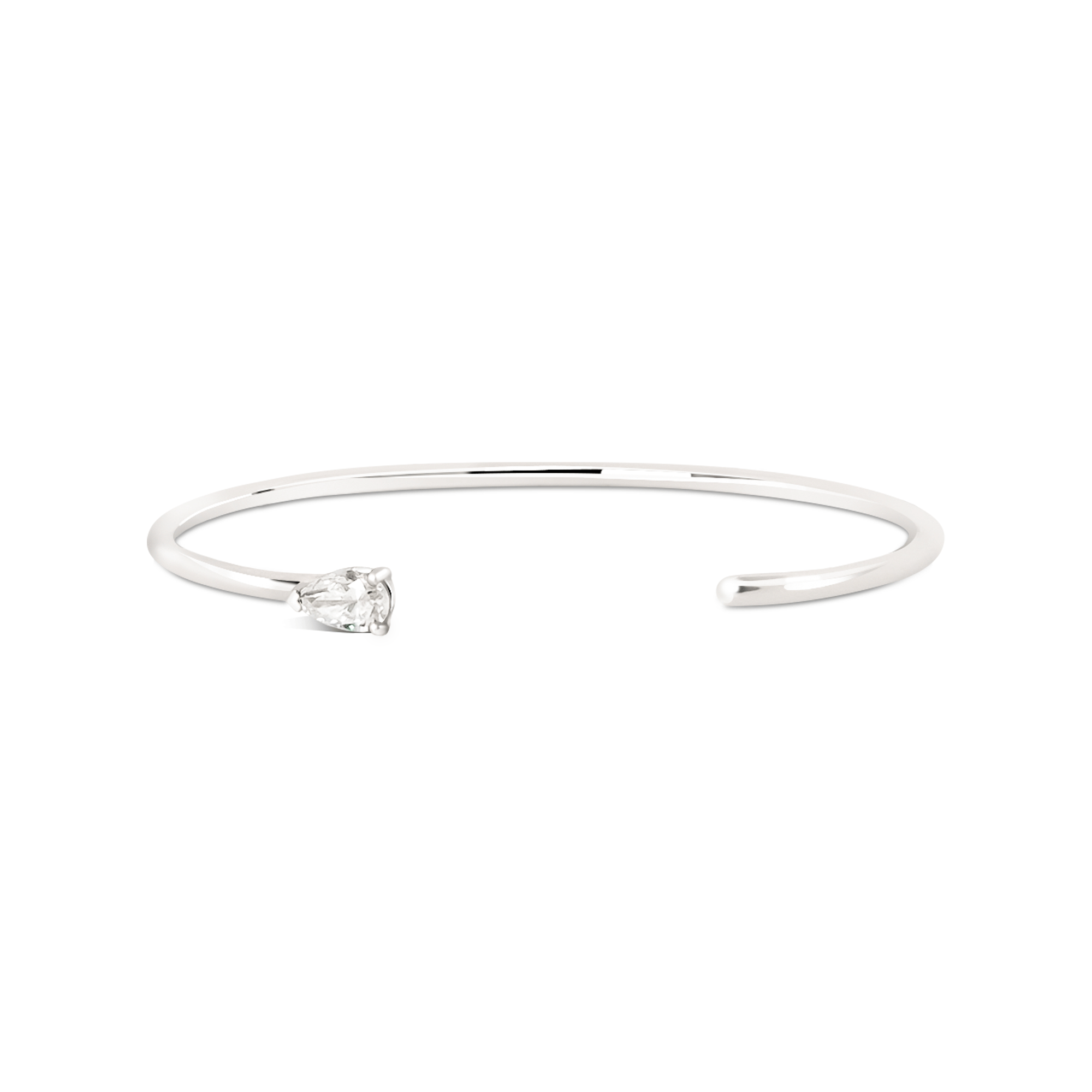 Bracelet jonc diamants Clémence