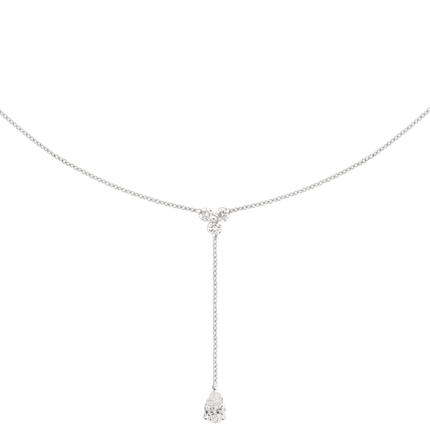 Collier cravate diamants Marilyn Trio
