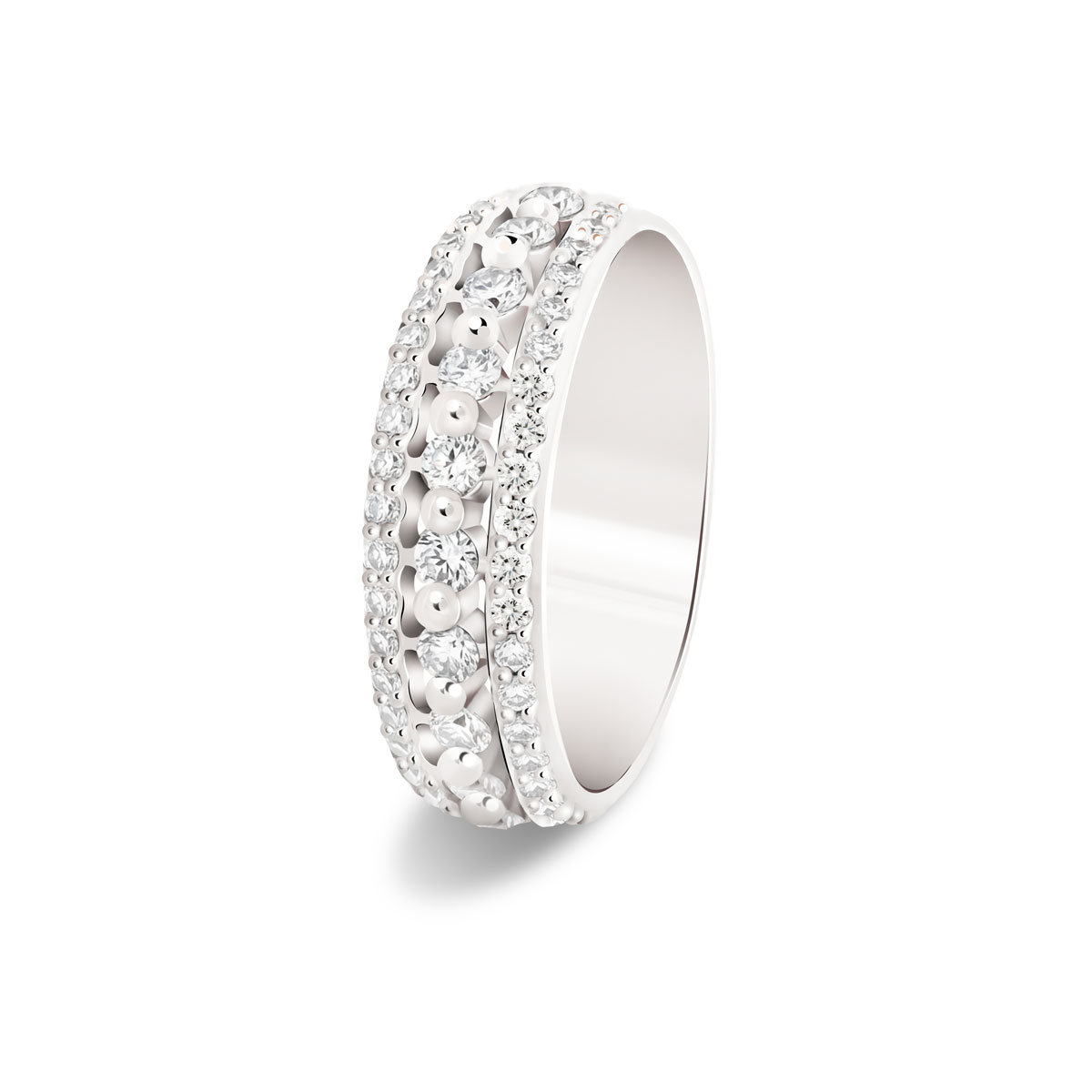 Bague diamants Lilly Ruban